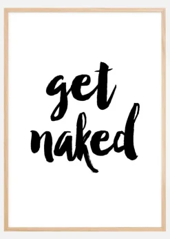 Get naked Plakat (21x29.7 cm (A4))
