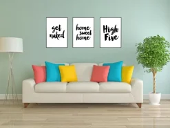 Get naked Plakat (21x29.7 cm (A4))