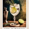 Gin a Tonic Plakat (21x29.7 cm (A4))