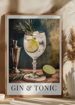 Gin a Tonic Plakat (21x29.7 cm (A4))