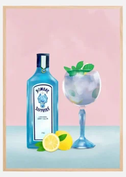 Gin Cocktail Plakat (21x29.7 cm (A4))