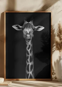Giraffe Portrait Plakat (21x29.7 cm (A4))