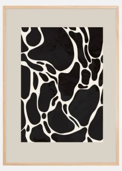 Giraffe Sand Plakat (21x29.7 cm (A4))