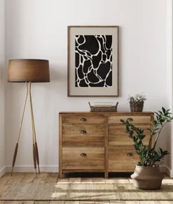 Giraffe Sand Plakat (21x29.7 cm (A4))