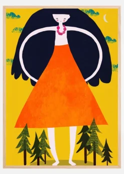 Girant Girl Plakat (21x29.7 cm (A4))