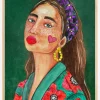 Girl with Hairband Plakat (21x29.7 cm (A4))