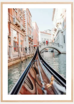 Gondola in Venice Plakat (21x29.7 cm (A4))