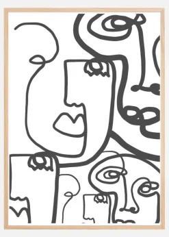 Graphic Faces II Plakat (21x29.7 cm (A4))