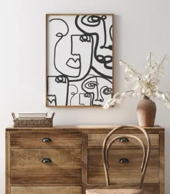 Graphic Faces II Plakat (21x29.7 cm (A4))