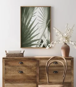 Green Leaves Plakat (21x29.7 cm (A4))