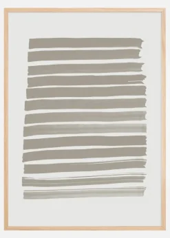 Green Strokes Plakat (21x29.7 cm (A4))