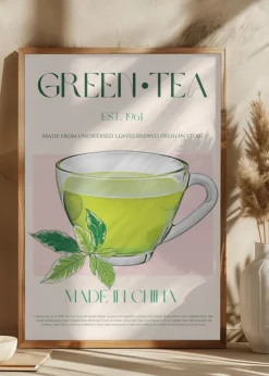 Green Tea Plakat (21x29.7 cm (A4))