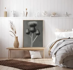 Grey Flower I Plakat (21x29.7 cm (A4))