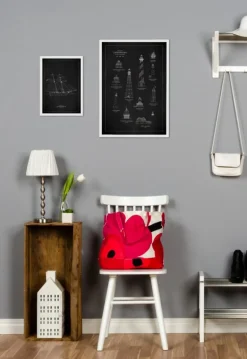 Griffelbillede - Fyr - East Coast Plakat (21x29.7 cm (A4))