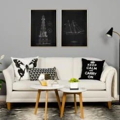 Griffelbillede - Fyr - Ship Shoal Lighthouse Plakat (21x29.7 cm (A4))