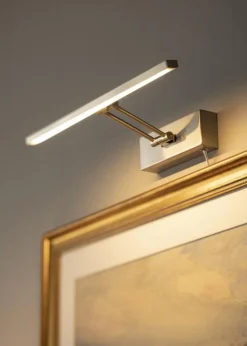 Gunnebo V961 LED Billedbelysning - Nikkel