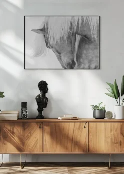 Halflinger Portrait Plakat (21x29.7 cm (A4))