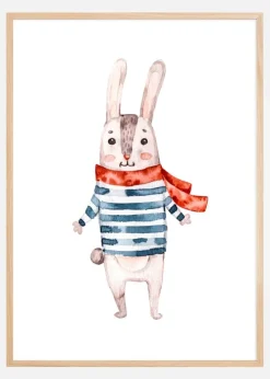 Happy bunny Plakat (21x29.7 cm (A4))