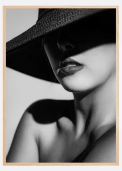 Hat and Shadow Plakat (21x29.7 cm (A4))