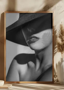 Hat and Shadow Plakat (21x29.7 cm (A4))