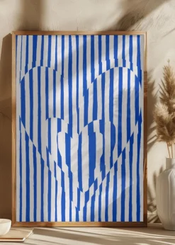 Hearts (Blue Version) Plakat (21x29.7 cm (A4))