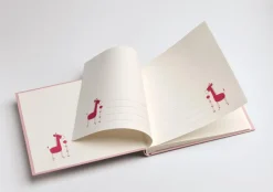 Hello Babyalbum Rosa - 25x28 cm (50 Hvide sider / 25 blade)