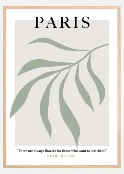 Henri Matisse - Paris Art Green Plakat (21x29.7 cm (A4))