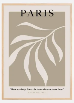 Henri Matisse - Paris Art Beige Plakat (21x29.7 cm (A4))