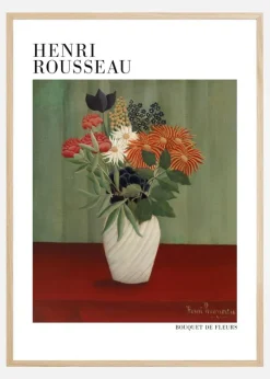 Henri Rousseau - Bouquet De Fleurs Plakat (21x29.7 cm (A4))