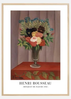 Henri Rousseau - Bouquet De Fleurs 1910 Plakat (21x29.7 cm (A4))