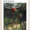 Henri Rousseau - Monkeys And Parrot In The Virgin Forest Plakat (21x29.7 cm (A4))