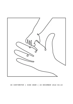 Holding Hands V (21x29,7 cm (A4))