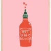Hot Af Plakat (21x29.7 cm (A4))