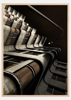 House at night Plakat (21x29.7 cm (A4))