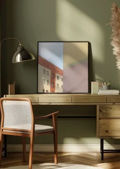 Houses Plakat (30x30 cm)