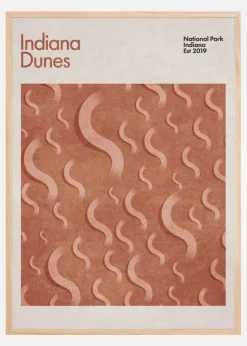 Indiana Dunes Plakat (21x29.7 cm (A4))