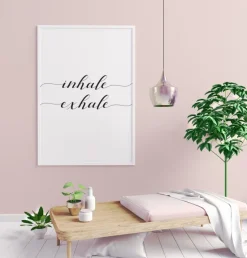 Inhale - Exhale Plakat (21x29.7 cm (A4))