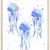 Jellyfishes Plakat (21x29.7 cm (A4))