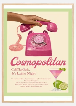 Jlr Cocktails Cosmopolitan Plakat (21x29.7 cm (A4))