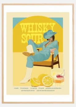 Jlr Cocktails Whiskysour Plakat (21x29.7 cm (A4))