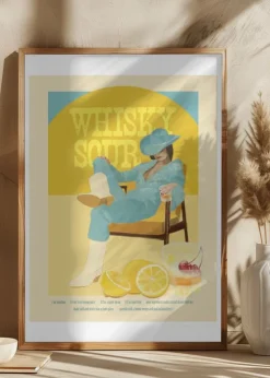 Jlr Cocktails Whiskysour Plakat (21x29.7 cm (A4))