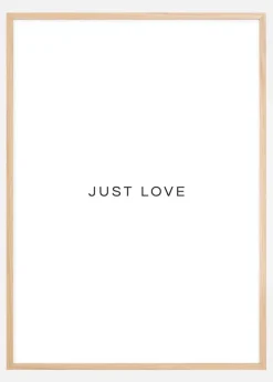 Just Love Plakat (21x29.7 cm (A4))