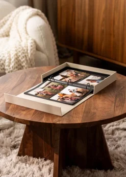 KAILA BEST DAY EVER Creme - Coffee Table Photo Album (60 Sorte Sidor)