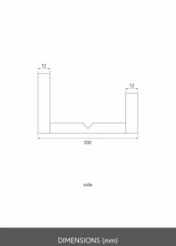 KAILA Billedehylde Eg 150 cm