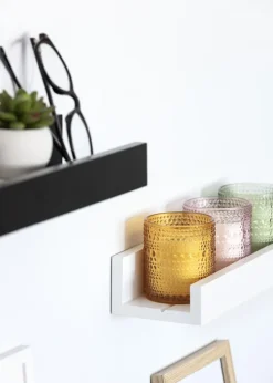 KAILA Billedhylde Sort 110 cm