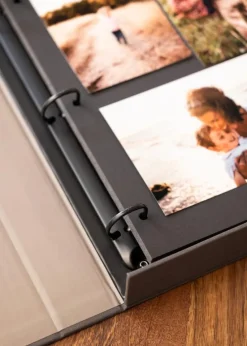 KAILA FAMILY Black - Coffee Table Photo Album (60 Sorte Sidor)