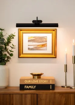 KAILA Flare Batteridrevet Tavelbelysning 40 cm - Sort