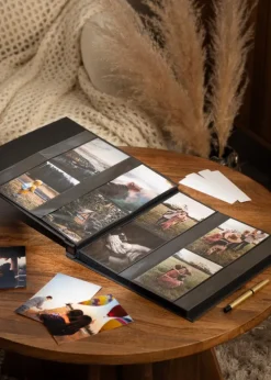 Kaila Fotoalbum Memories Sort - 300 stående billeder i 10x15 cm