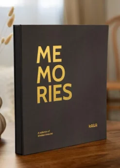 KAILA Fotoalbum Memories Sort - 300 billeder i 11x15 cm