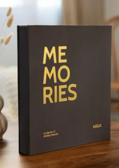KAILA Fotoalbum Memories Sort - 600 Billeder i 10x15 cm
